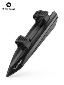 WEST BIKING 1PC Bicycle Extended And Widened Fender Effective Splash Prevention Tough And Durable Cycling Fender Silicone Anti Slip Easy To Clean MTB Road Bike Fenders - Black - View 9