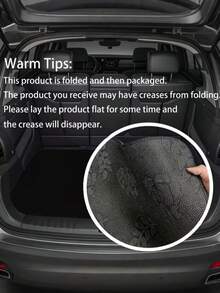 Trunk Mat - Universal, Stylish Houndstooth Pattern - Suitable For Most Cars, SUVs, And Trucks - One-Piece Interior Protection And Outdoor Mat - Durable And Stylish Vehicle Accessory, The Perfect Car Protection Product. - A - View 4