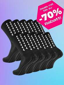 10 Pairs Men's Football Socks, Anti-Slip Grip Pads, Suitable For Football, Basketball And Other Sports, Socks With Anti-Slip Pads - Multicolor - View 16
