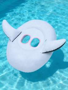 Anillo Flotante Inflable de Ballena Asesina Orca, Flotador de Piscina con Forma de Animal de Dibujos Animados con Agujeros para las Piernas & Mango Antideslizante para Nadar - Multicolor - Ver 4