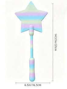 1個星星魔杖造型非接觸式支付卡套，ABS材質，非3D列印產品，星星形狀塑膠卡套，感應支付魔杖，星星魔杖，魔法星星形狀非接觸式支付卡套 - 純色 - 查看 18