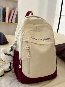 LECEY Mochila casual versátil de gran capacidad - Rojo - Ver 5