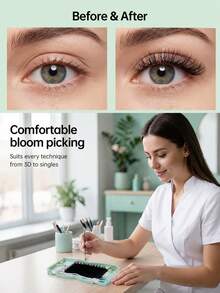 yelix 2026 Easy Fan Volume Eyelash Extensions, Smart Blooming Flower False Lashes Multi-Varied Cluster Lashes 0.05/0.07mm Thickness B/C/CC/D Curl Individual Lashes - View 11