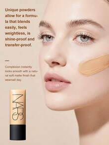 NARS Soft Matte Complete 遮瑕底妝 #Fiji 色號 5（淺至中膚色暖底色）45ml/1.5oz | 全遮瑕霧面妝效底妝 | 長效持妝 | 抗脫妝 | 控油 | 輕盈 | 均勻膚色 | 適用油性與混合肌 - Fiji (Light 5) - 45ml - 查看 3