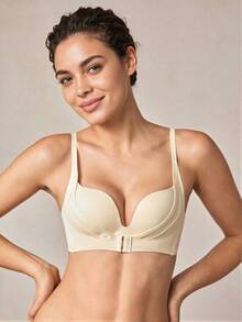 Veilyse Women's White Padded Underwire Bra - Enhances Cleavage For Small Bustfor Summerfor Summer - White - View 1