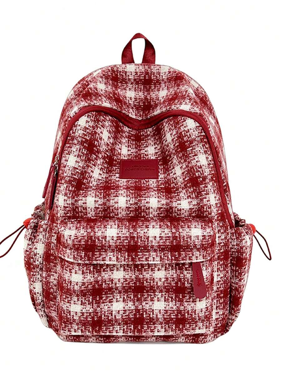 LECEY Mochila casual versátil de gran capacidad - Rojo - Ver 1