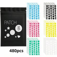 480/1200PCS 6-Color Star-Shaped Acne Patches, Waterproof, Sweat-Resistant, Day & Night Use, Scar Concealing, Seamless, No Caking, Gentle, Non-Irritating, Refreshing & Skin-Friendly - View 9
