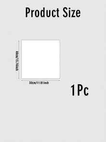 1pc 48*40cm/40*30cm Blank Transparent Acrylic Board For Party Signage, Suitable For Wedding, Birthday Party Directional Signs - White - View 7