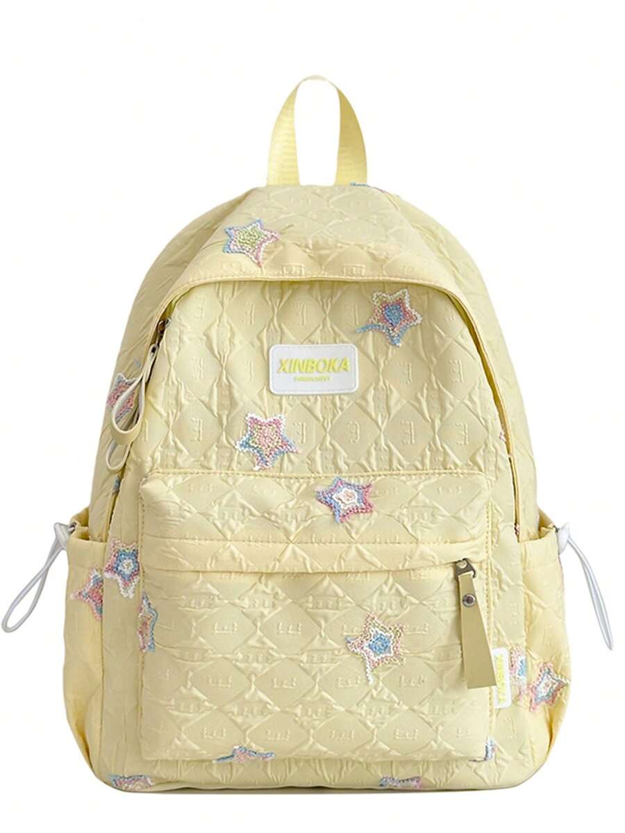 LECEY Mochila casual versátil de gran capacidad - Amarillo - Ver 1