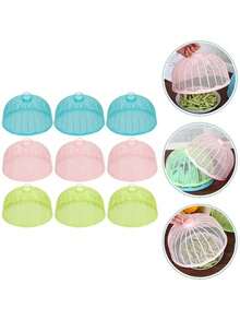 Household Anti-Fly Vegetable Cover, Breathable Insect-Proof Vegetable Cover, Breathable Mesh Design, Restaurant/Kitchen/Picnic Food Dust-Proof And Insect-Proof Cover - Multicolor - View 3