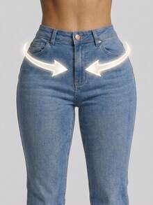 Women Jeans - Light Wash - View 6