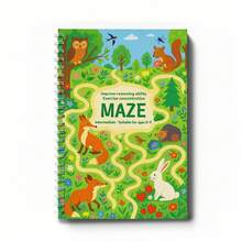 迷宮拼圖活動書，幫助您平靜心靈，有趣的尋路挑戰讓您保持專注與投入，完美放鬆身心，培養良好習慣並穩步提升技能，返校季適用 - 迷宮書 - 查看 9