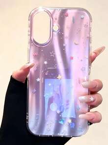 Ins Transparent Soft Pink Matte Frosted Phone Case Compatible With Apple 17/17 Pro Max/17 Pro, 14/15 Pro/16 Pro Max, Full Coverage Soft Protective Cover, Anti-Fall - Pink - View 2