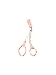 3pcs Women's Stainless Steel Eyebrow Comb & Scissors Set, Stainless Steel Curved Eyebrow Razor Set - Precise Design, Easy To Use, Durable Material, Suitable For Beginners, All Skin Types, Unisex, Can Be Used For Hair Removal, Makeup, Home Decor, Vanity, Travel, Bedroom And More. This Eyebrow Razor Set Is Affordably Priced, Making It An Ideal Gift For Women And A Great Choice For Christmas Gifts. - Multicolor - View 11