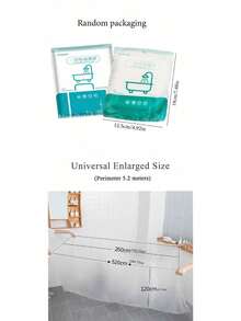 Disposable Bathtub Liner, Portable Thickened Extra Large Size Bathtub Liner Plastic Bag, Individually Packaged, Disposable Bath Bag, Bathtub Cover, Suitable For Hotels, Salons, SPAs, Homes And Travel Hotel Bathtubs, Shower Plastic Film Bathtubs, Travel Accessories - A - View 11