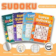 Super Sudoku Game Practice Book - Colorful Space Theme Number Grid Challenge, Cultivate Concentration, Logical Thinking, Patience And Problem-Solving Confidence Through Brain Training Back To School - 超級數獨 - 查看 2