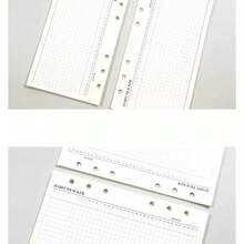 40pcs A6/A7 Size 31-Day Habit Tracker Refill Pages, Suitable For Planner, Monthly Plan, Yearly Plan, Daily Check-In, Self-Management, Diary, Loose-Leaf Notebook - Monthly Check-in - View 6