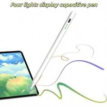 Aktiver kapazitiver Eingabestift für iPad 2018-2025, universeller Tablet-Touchpen mit Handflächenerkennung, USB-C Schnellladung, Pixel-genaue Neigungsempfindlichkeit, kompatibel mit iPad 11/10/9/6/A16, Mini 7/6/5, Air M3/M2 13.4/12.9/11, Premium-Gefühl, professionelles Zeichenwerkzeug - Verschiedenfarbig - Übersicht 8
