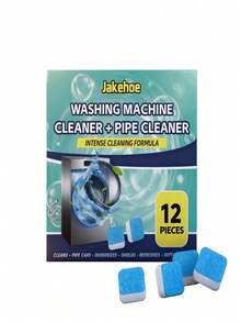 Washing Machine Cleaning Tablets, Daily Household Drum Washing Machine Tub Gentle Cleaning Of Stains, Limescale And Odors, Washing Machine Tub Stain Cleaning And Odor Removal Effervescent Tablets, Gift For Family And Friends For Holidays (Randomly Sent New And Old Models) - Mix - View 8