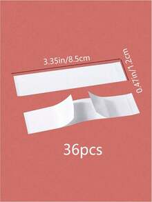 36/72pcs Double-Sided Anti-Slip Transparent Tape For Blouse, Shirt Collar, Dress - Transparent - View 2