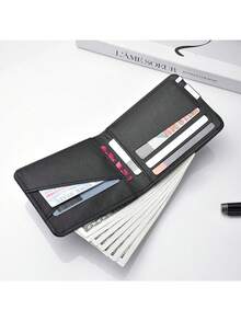 Porta Tarjetas Ultra Delgado con Múltiples Ranuras Billetera de Tarjetas Bancarias Mini Billetera Porta Licencia de Conducir de Una Pieza Funda para Tarjetas de Crédito - Multicolor - Ver 4