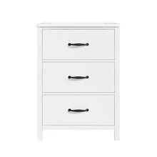 61 X 47 X 83 Cm, Freestanding Washbasin, Fully Lacquered, Three Drawers, Silent Sliding Rails, One-Piece Ceramic Basin, White. - White - View 7