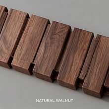 1pc Piano Key Shaped Wooden Wall Mounted Hook Rack, Optional 6/8/10/12 Hooks, Heavy Duty Clothing Hooks, Suitable For Towels, Hats, Clothes, Creative Practical Storage Hooks, Suitable For Home, Bedroom, Bathroom, Hotel, Office - Coffee Brown - View 2
