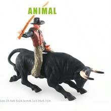 Realistic Spanish Bullfighting Model Statue Ornament, Bullfighting Enthusiast Bookshelf Decor Statue Ornament, Bullfighting Scene Setup Decor Model, Gift - Multicolor - View 23