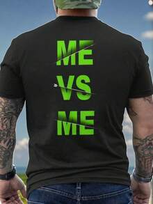 Men T-Shirts - 黑色 - 查看 1