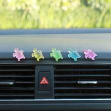 5件裝可愛樹脂透明多色海龜汽車裝飾品，創意汽車內飾裝飾配件，高品質樹脂材質製成，讓您的愛車充滿獨特有趣的氛圍 - 烏龜擺飾 - 查看 8