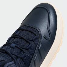 Adidas Autumn/Winter Unisex Couple Mid-Top Thermal Lined Casual Sneakers IF1626 - Navy Blue - View 7
