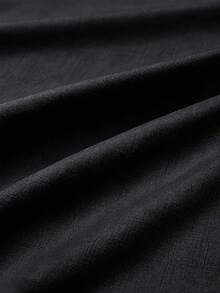 Ft, T-shirt leggera a maniche corte con girocollo, adatta per uso casual, palestra, feste - Un regalo per lui, top di moda comodo da uomo per tutto l'anno. - nero - Visualizzare 3