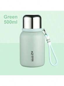1個 500ml/17.63oz 316不鏽鋼真空保溫水瓶，多巴胺亮色，防漏，保溫保冷，高端設計，適合辦公室、學校、露營、運動和旅行 - 彩色 - 查看 15