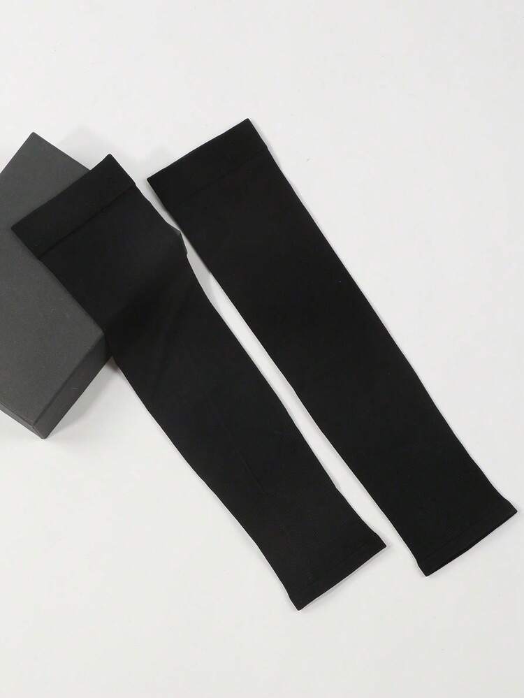 1 Pair/2Pair3PairUnisex Solid Color Anti-UV Mint Cool Breathable Elastic Fingerless Arm Sleeves Suitable For Outdoor Travel - 1 Pair - View 5