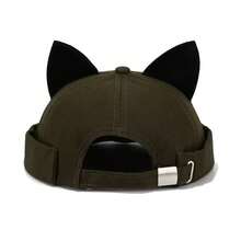 1 buah Topi Bucket Wanita Warna Polos dengan Motif Telinga Kucing, Topi Kasual Modis, Cocok untuk Perjalanan Musim Semi/Panas, Pantai, Pesta - beraneka warna - View 9