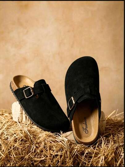 (Please Order By Size Chart) Women's Flat Shoes New Arrival Multi-Functional Mule Loafers Women's Clogs Adjustable Buckle New Cute Personalized Women's Summer Clogs Lightweight Comfortable Fashion Summer Casual Slippers Suitable For Outdoor Vacation Walking Shang Mule Shoes Slippers Sandals Closed Toe Slippers Women's Hole Shoes Fashion Autumn/Winter Casual Slippers Suitable For Outdoor Vacation Walking