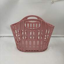 Foldable Large Capacity Laundry Basket With Handle, Can Be Used As Plush Doll Storage, Foldable Laundry Basket, Suitable For Bedroom/Laundry Room, Space-Saving Wall-Mounted Storage Bin - Multicolor - View 8