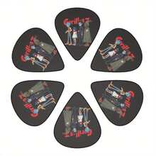 6pcs Premium Guitar Picks Set - 3 Thicknesses (0.46mm, 0.71mm, 0.96mm), Suitable For Acoustic Guitar, Electric Guitar And Ukulele - Durable Heart-Shaped Design, Smooth Edges, Vibrant Mixed Colors - Ideal Gift For Musicians (Birthday/Christmas/Anniversary) Guitar Accessories - Multicolor - View 1