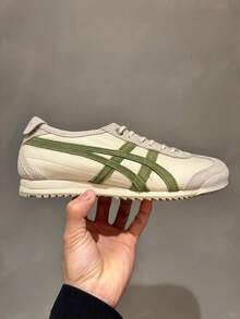 Onitsuka Tiger[SD Arch Version]Putian Pure Original Tiger Sneakers MEXICO SD VIN Casual Shoes For Women - SD米綠色 - 查看 1