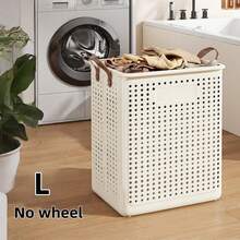 Foldable Laundry Basket - Solid Color Design, Multifunctional Portable Laundry Basket, Suitable For Bathroom And Balcony Storage, Laundry Bags, Laundry Room Accessories, Clothes Storage Cart - Multicolor - View 16