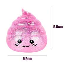 1 Stück Neuartiger Squishy Kacke Stressball, Squishies Spielzeug, Maltose, lustige Dehn- und Quetsch-Fidget-Spielzeuge für Kinder und Erwachsene, Stressabbau, Scherzgeschenk, Squishy Spielzeug, Käse Squishy, Fidget Spielzeug, Käse Squishy, Dumpling Squishy (zufällige Farbe) - Verschiedenfarbig - Übersicht 2