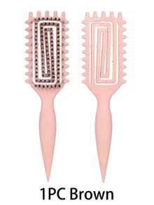 Curly Hair Styling Comb, Curly Hair Definition & Detangling Comb, Suitable For Wet And Dry Hair, Ventilated Scalp Massage Hair Brush, Anti-Frizz Styling Tool, Suitable For Curly, Wavy, Coarse Hair, Smooth And Knot-Free, Salon And Home Use - One Size Fits All - View 8