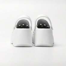 Zapatos de Jardín con Suela Gruesa para Mujer Primavera 2026, Zapatos de Verano para Exterior, Moda, Fiesta, Reunión, Todas las Estaciones, Zapatos de Playa EVA con Diseño de Dibujos Animados Lindos, Antideslizantes y Anti-Olor - Beis - Ver 5