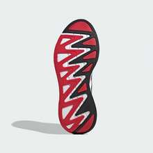 Adidas 春夏款網布輕量舒適中性情侶厚底跑步運動休閒鞋 JI0308 - 白/純寶石紅/一號黑 - 查看 4