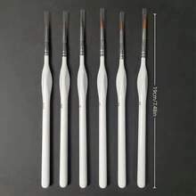 6/11pcs Precision Paint Brush Set - Fine Tip, Micro And Detail Brushes, Suitable For Models, Face Painting And Art Supplies, Back To School, Stationery(Some Brushes May Have Printing, Which Is An Unavoidable Craft Process And Does Not Affect The Use Of The Brushes) - Sets - View 14