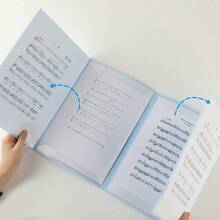 OUMINGYQ 1件 A4尺寸 6頁連續式樂譜夾，表演資料夾，彩色，適合繪畫展示，可擴展，鋼琴樂譜夾 - 彩色 - 查看 8