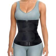 1PC Women's Adjustable Waist Support Belt, Double Compression Wrap With Hook & Loop Closure For Workout, Running, Yoga & Daily Wear - 1 Piece (black) - View 7
