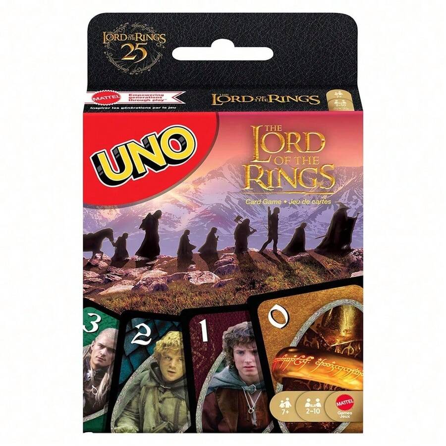 Mattel UNO K-Pop 怪獸獵人卡牌遊戲，適合 2-10 人玩家，兒童與成人遊戲之夜，包含特殊規則