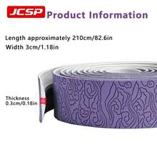 JCSP SP59 Road Bike Cloud Pattern Handlebar Tape, Anti-Slip Road Bicycle Handlebar Tape, Soft And Comfortable Grip, Shock-Absorbing, Fits Various Road Bicycles, Cloud Pattern Handlebar Tape - Multicolor - View 4