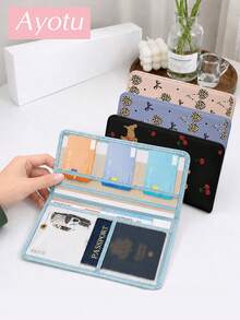 Ayotu Cherry & Bow & Dog Car Registration And Insurance Holder - Vehicle Glove Box Organizer, Car And Truck Accessory Box, Suitable For Storing Important Documents, Driver's Licenses, Passports, Cards, Auto Parts, And Other Accessories. - Multicolor - View 6